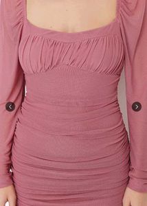 Pink Bodycon Mini Dress