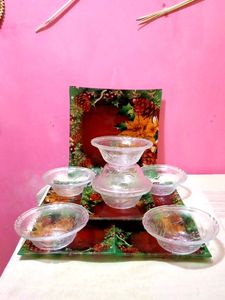 Dinner Set Glass Meterial