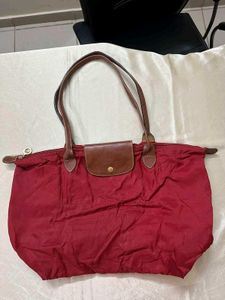 Longchamp Red Tote Bag