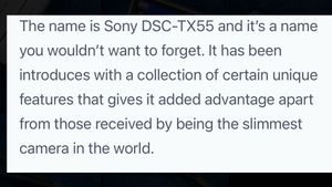 Sony Cybershot Digital Camera