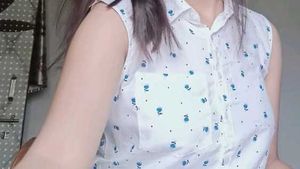 White Sleeveless Shirt