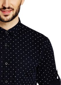 Men Slim Fit Printed Casual Shirt