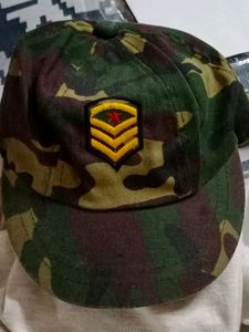 cap military print
