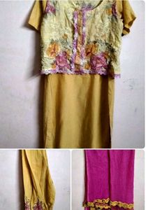 embroidered Kurta Set((fixed price)