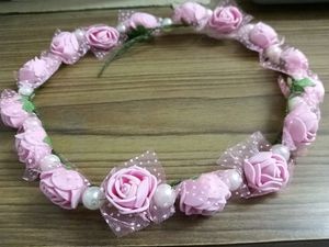 FLORAL TIARA AND EARING