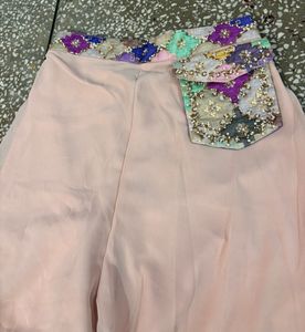 Elegant Ethnic Party Wear Crop Plazo Set