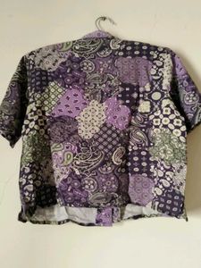 Purple Women Trendy Shirt