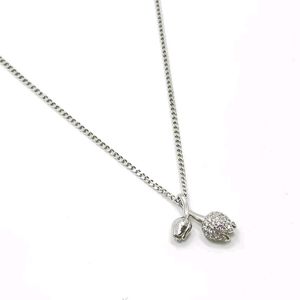 Diamond Rose Pendant Chain