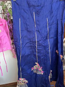 Pink &amp; Blue Salwar Suit