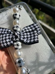 Houndstooth Bow Phone Case