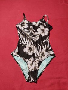Floral Print One-Piece Swimsuit