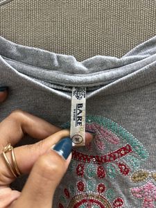 Grey Fusion Top
