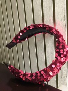 Pink Sequin Headband