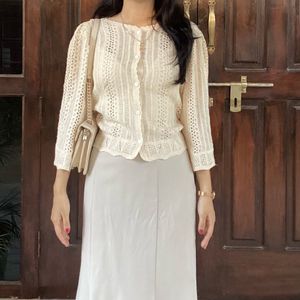 Korean Pinterest Coquette Top