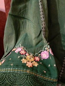 Pakistani Style Kurta Pent Dupatta 💚 Green