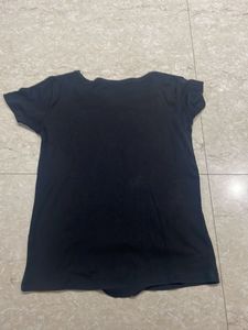Mango Black Graphic Tee