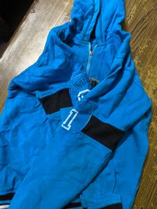 Blue Colour Hoodie