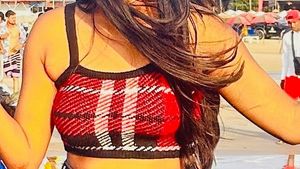 Red Plaid Crop Top