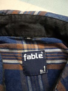 Blue Plaid Short Sleeve Shirt