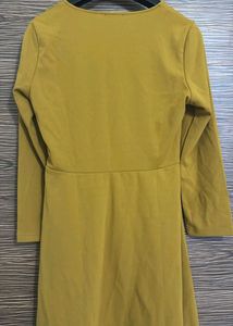 Trends Mustard Wrap Dress
