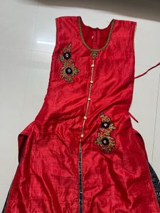 Red &amp; Blue Lehenga Choli