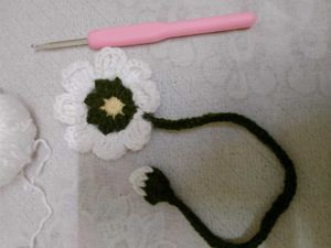 Crochet Flower Bookmark🌼💕