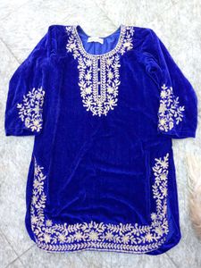 Velvet Pakistani Party Wear Suit