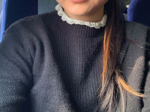 Black Lace Sweater