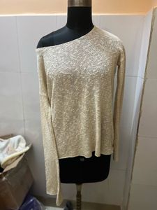 Stylish One-Shoulder Knit Top