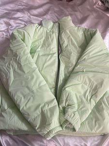 Light Green Puffer Jacket
