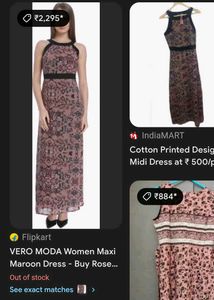 Vero Moda Midi Printed Dress