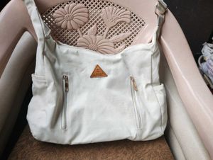 Beige Women Sling Bag