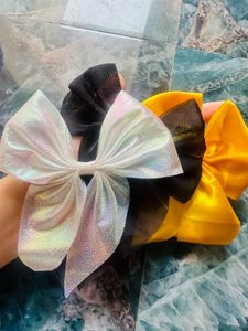 Combo Of Hair Rubber And Clips