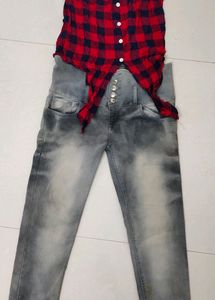 Girls Jeans Shirt
