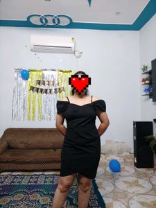 Chic Black Off-Shoulder Mini Dress