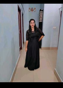 Combo Floral And Black Dress