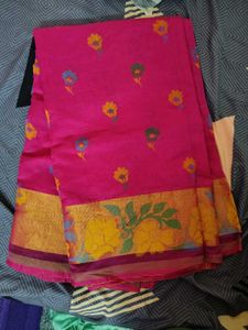 Beautiful Rani Pink Saree