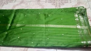 Green &amp; Gold Saree