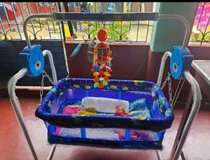 New kids Cradle jhula with mosquito net