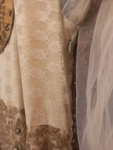 Full Work Long Gown With Dupatta