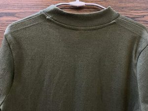 Bare Green High Neck Tshirt