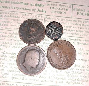 4 Indian Antique Coin Collection