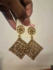 Elegant Gold-Tone Drop Earrings