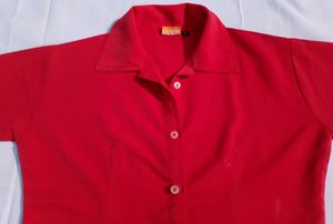 Attractive Red Short Shirt For Women