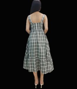 Plaid Midi Sundress