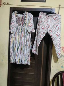 Printed Kurti Set