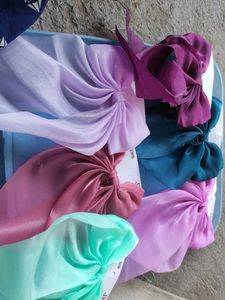 Colorful Bow Scrunchies