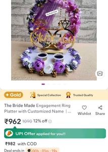 Engagement Ring Platter