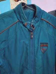 Stylish Blue Casual Jacket