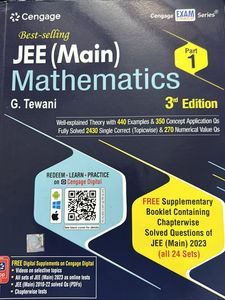 Cengage JEE (Main) Mathematics Part1 By G.Tewani